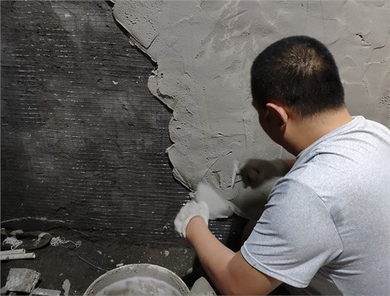 硫酸钡施工现场