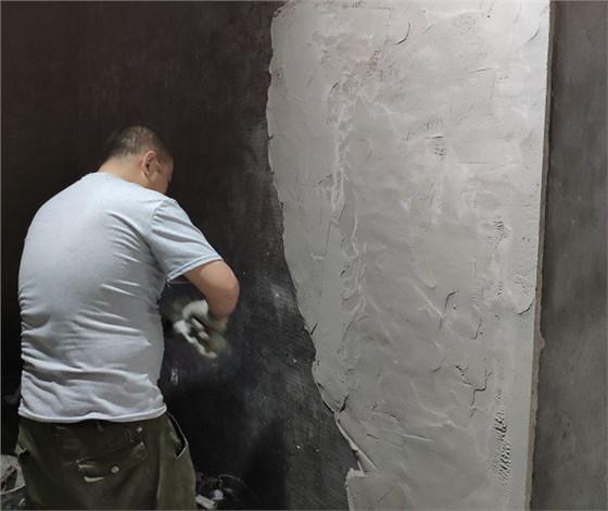 硫酸钡施工现场