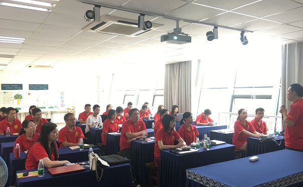 光铭防辐射参加客服分享学习