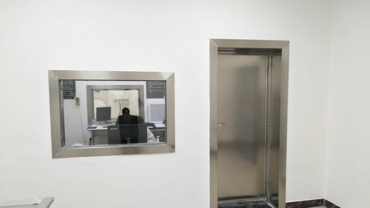 光铭防辐射为乐山川康医院提供硫酸钡施工指导