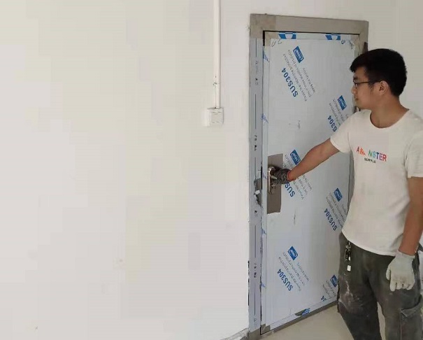 防辐射铅门施工完成 防辐射铅门施工完成