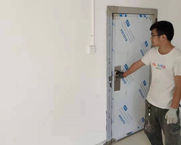 防辐射铅门施工完成 防辐射铅门施工完成