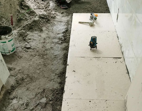 楼上铺设完成恢复 楼上铺设完成恢复